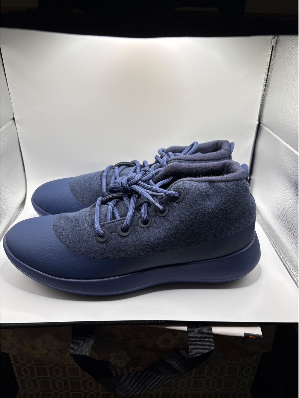 Allbirds Men’s 12 Wool Runner Up Mizzle in Navy